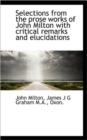Selections from the Prose Works of John Milton with Critical Remarks and Elucidations - Book