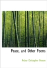 Peace, and Other Poems - Book