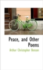 Peace, and Other Poems - Book