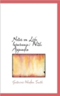 Notes on Life Insurance : With Appendix - Book