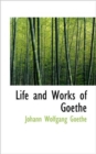 Life and Works of Goethe - Book