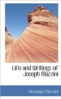Life and Writings of Joseph Mazzini - Book