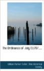 The Ordinance of July 13,1787...... - Book