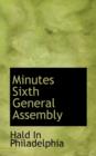 Minutes Sixth General Assembly - Book