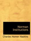 Norman Institutions - Book