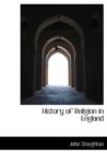 History of Religion in England - Book