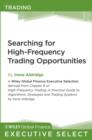 Searching for High-Frequency Trading Opportunities - eBook