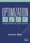 Optimization : Foundations and Applications - eBook