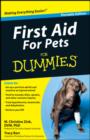 First Aid For Pets For Dummies, Portable Edition - eBook