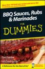 BBQ Sauces, Rubs and Marinades For Dummies - eBook