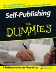Self-Publishing For Dummies - eBook