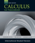 Calculus Late Transcendentals, International Student Version - Book