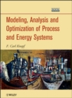 Modeling, Analysis and Optimization of Process and Energy Systems - eBook