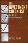 The Investment Checklist : The Art of In-Depth Research - eBook