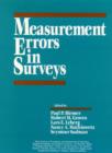 Measurement Errors in Surveys - eBook