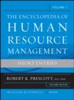 The Encyclopedia of Human Resource Management, Volume 1 : Short Entries - eBook