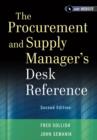The Procurement and Supply Manager's Desk Reference - eBook