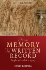 From Memory to Written Record : England 1066 - 1307 - eBook