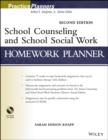 School Counseling and School Social Work Homework Planner - Book