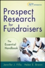 Prospect Research for Fundraisers : The Essential Handbook - eBook