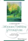 A Companion to Modern Chinese Literature - eBook