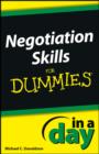 Negotiating Skills In a Day For Dummies - eBook