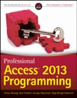 Professional Access 2013 Programming - eBook