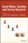 Social Media, Sociality, and Survey Research - eBook