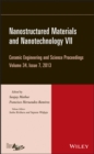 Nanostructured Materials and Nanotechnology VII, Volume 34, Issue 7 - eBook