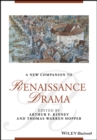A New Companion to Renaissance Drama - Book