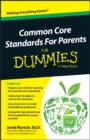 Common Core Standards For Parents For Dummies - Book