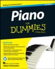 Piano For Dummies : Book + Online Video & Audio Instruction - Book