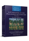A Companion to the Philosophy of Language, 2 Volume Set - Book
