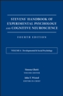Stevens' Handbook of Experimental Psychology and Cognitive Neuroscience, Developmental and Social Psychology - eBook