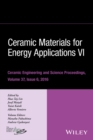 Ceramic Materials for Energy Applications VI, Volume 37, Issue 6 - Book
