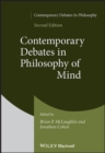 Contemporary Debates in Philosophy of Mind - eBook