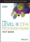 Wileys Level III CFA Program Study Guide + Test Bank 2020 - Book