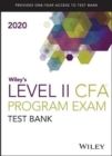 Wiley's Level II CFA Program Study Guide + Test Bank 2020 - Book