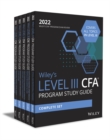 Wiley's Level III CFA Program Study Guide 2022 : Complete Set - Book