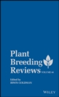 Plant Breeding Reviews, Volume 44 - Book