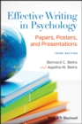 Effective Writing in Psychology : Papers, Posters, and Presentations - Book