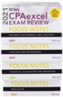 Wiley CPAexcel Exam Review 2021 Focus Notes : Complete Set - Book