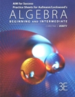 AIM for Success Practice Sheets for Aufmann/Lockwood's Algebra:  Beginning and Intermediate, 3rd - Book