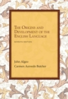 Workbook: Problems for Algeo/Butcher's The Origins and Development of the English Language, 7th - Book