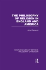 The Philosophy of Religion in England and America - eBook