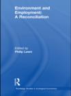 Environment and Employment : A Reconciliation - eBook