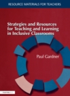 Strategies and Resources for Teaching and Learning in Inclusive Classrooms - eBook