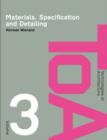 Materials, Specification and Detailing : Foundations of Building Design - eBook
