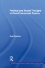 Political and Social Thought in Post-Communist Russia - eBook