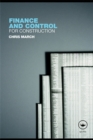 Finance and Control for Construction - eBook